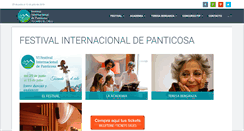 Desktop Screenshot of festivalpanticosa.com